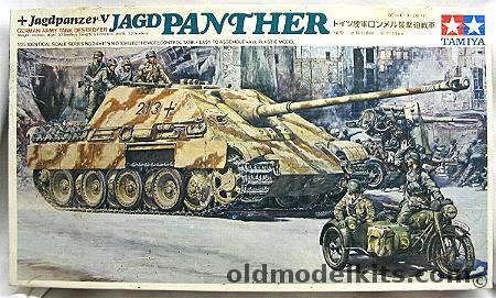 Tamiya 1/35 Jagdpanzer V Jagd Panther Motorized with Remote Control, MT224-798 plastic model kit